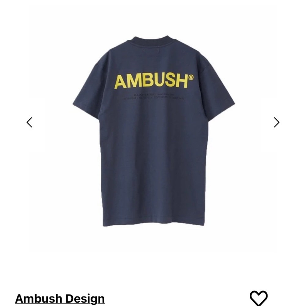 Ambush dark blue logo tee